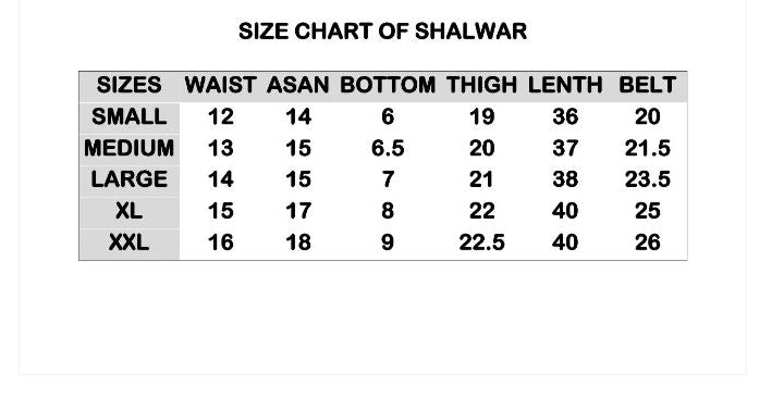 Lace belt shalwar with pintex