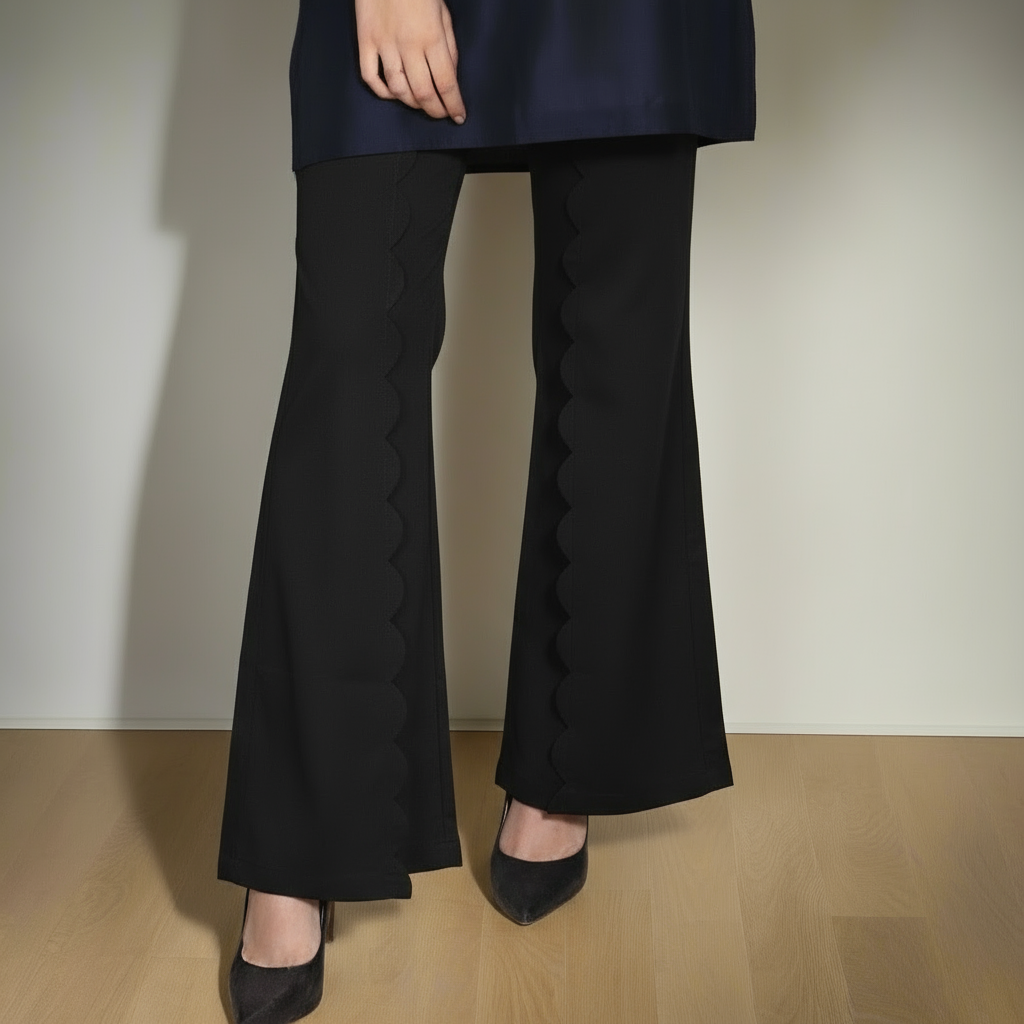 Stylist curly design bell bottom