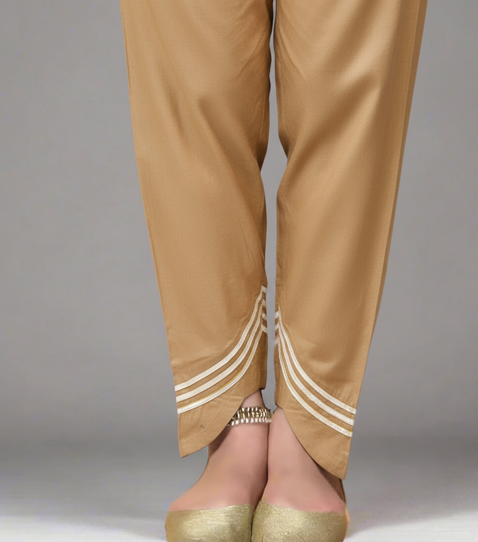 Gotta lines belt shalwar