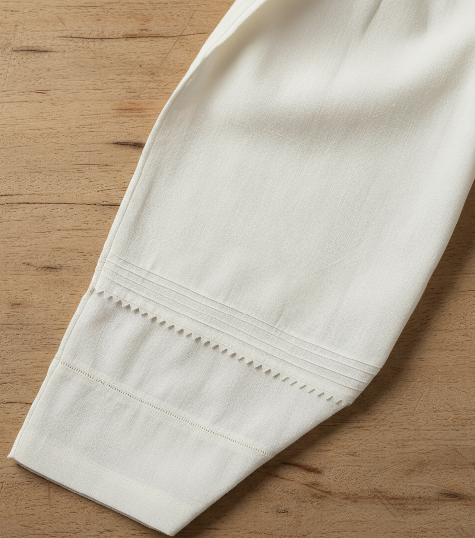 Khaddar Lace belt shalwar with pintex