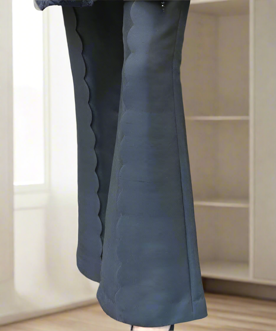 Stylist curly design bell bottom