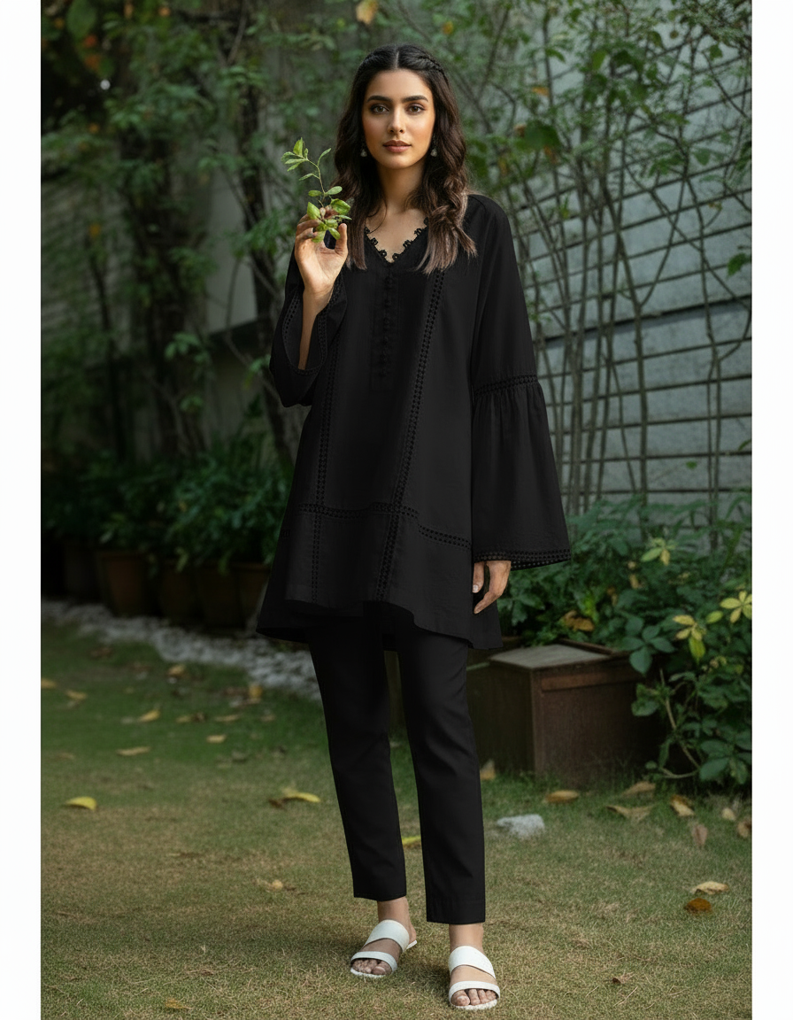 Mahajabeen 2 piece stitched dress