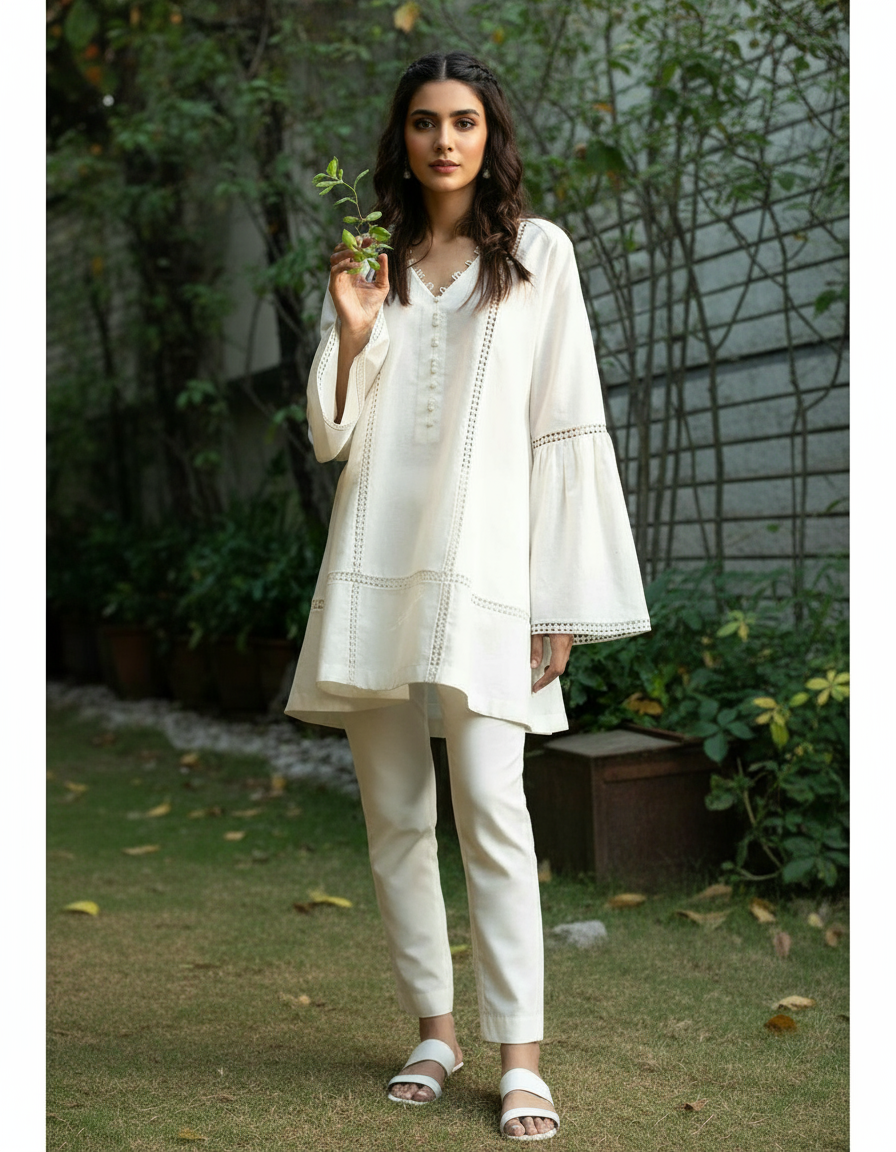 Mahajabeen 2 piece stitched dress