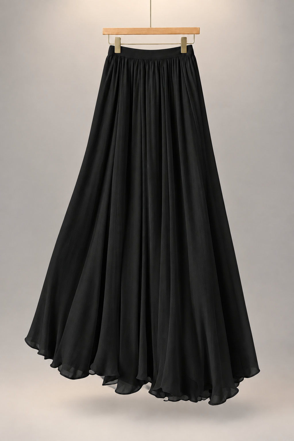 Elegant Flowing Maxi Skirt