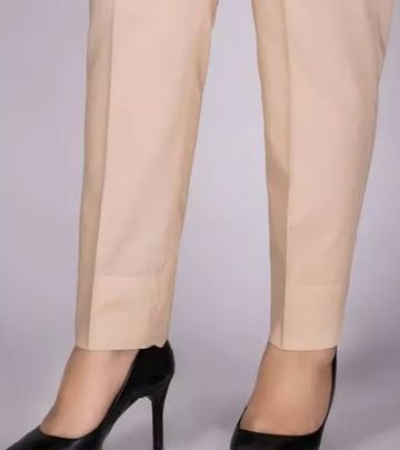 Basic straight trousers