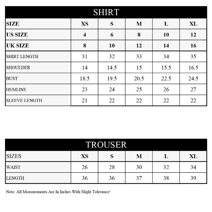 Solid 2 piece stitched shirt and trouser