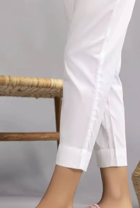 Basic straight trousers
