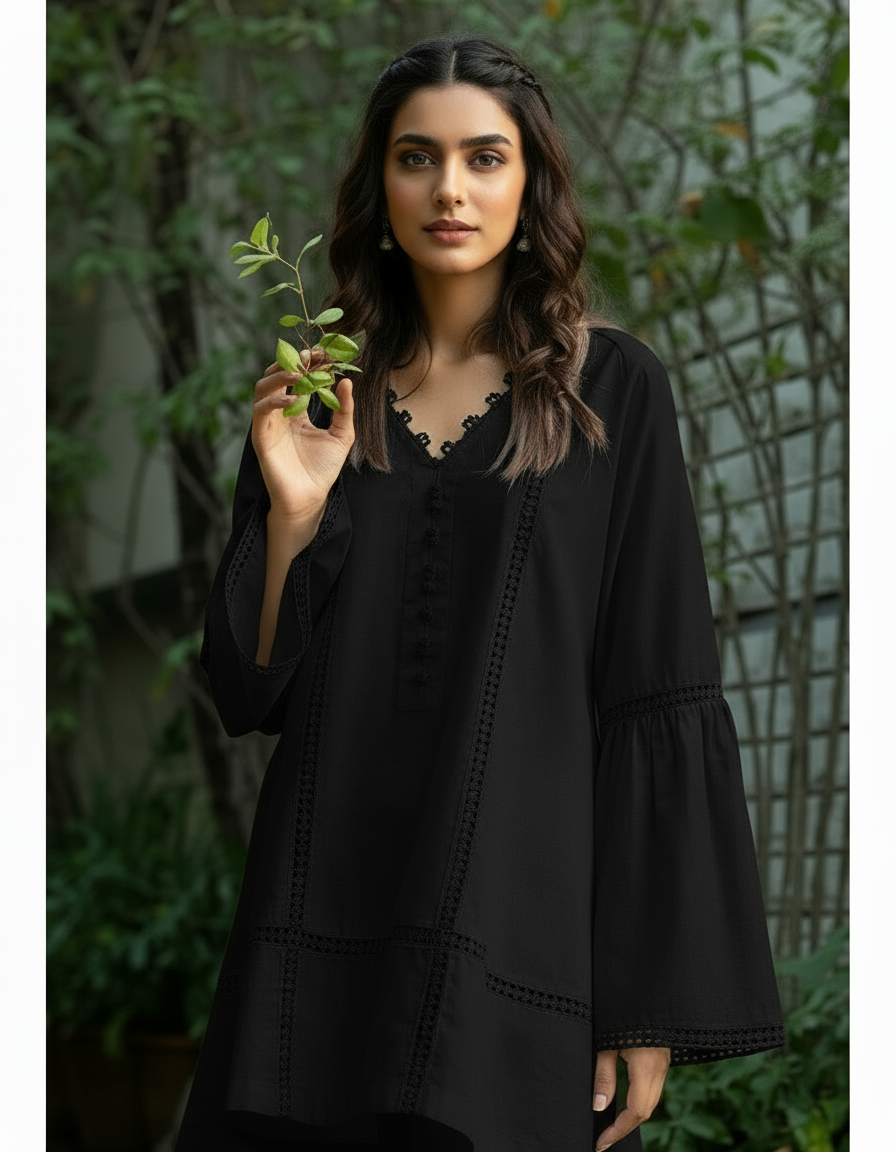 Mahajabeen 2 piece stitched dress